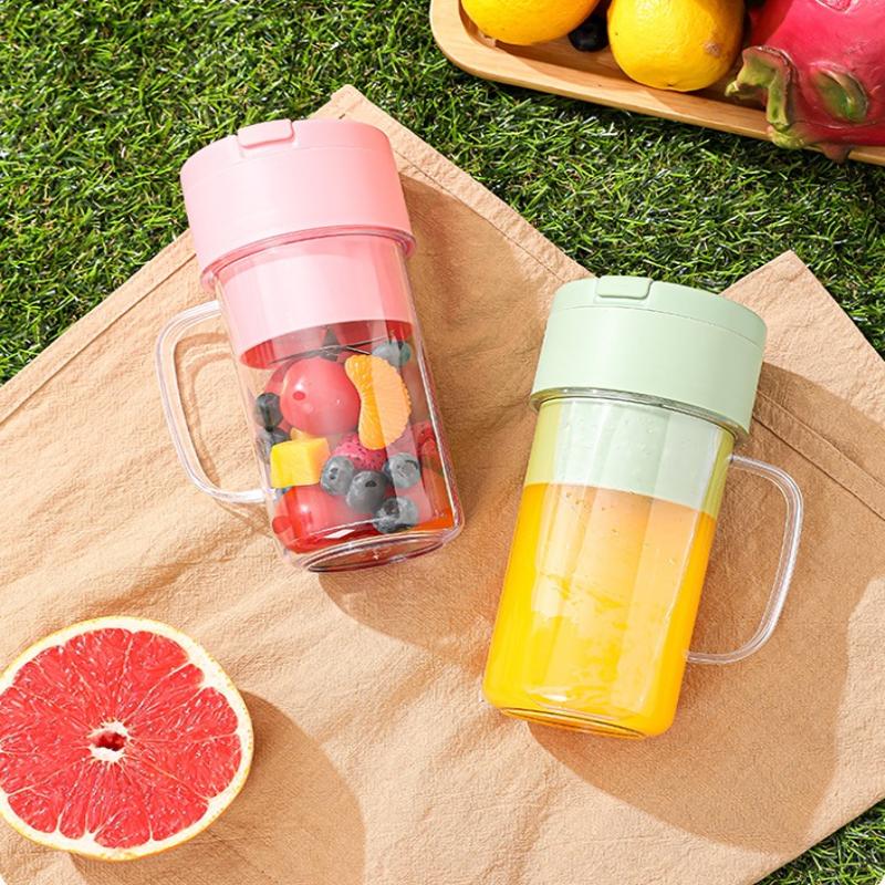 Portable Electric Fruit Juicer Cup USB Rechargeable for Camping Hygienic Travel Home Smoothies Shakes Use