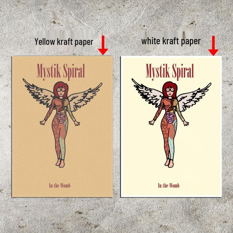 

Pull Girl Anime Retro Wall Poster for Bar, Cafe, Dorm White card paper (non-adhesive) 30*42 cm