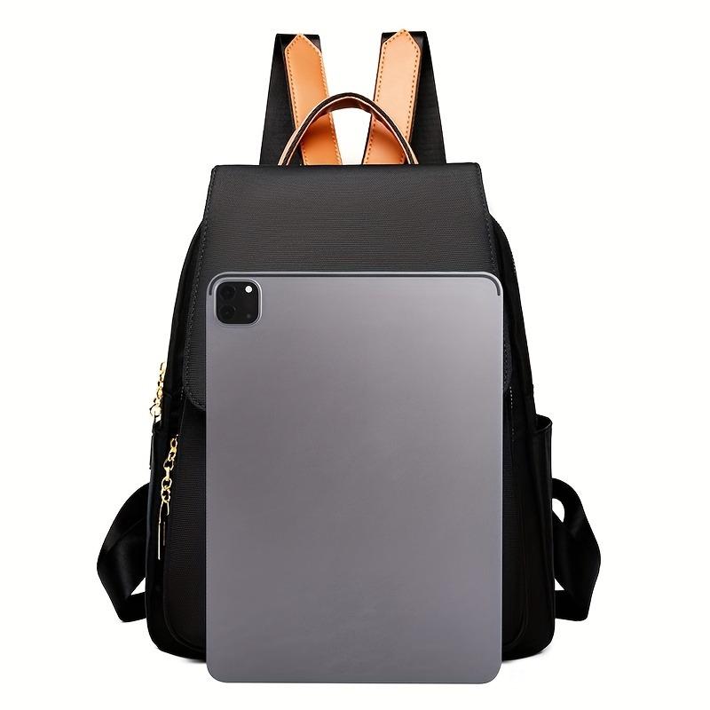 Stylish Versatile Women'S Backpack Multi-pocket Laptop Bag with Top Handle Perfect for School, Travel & Daily Use