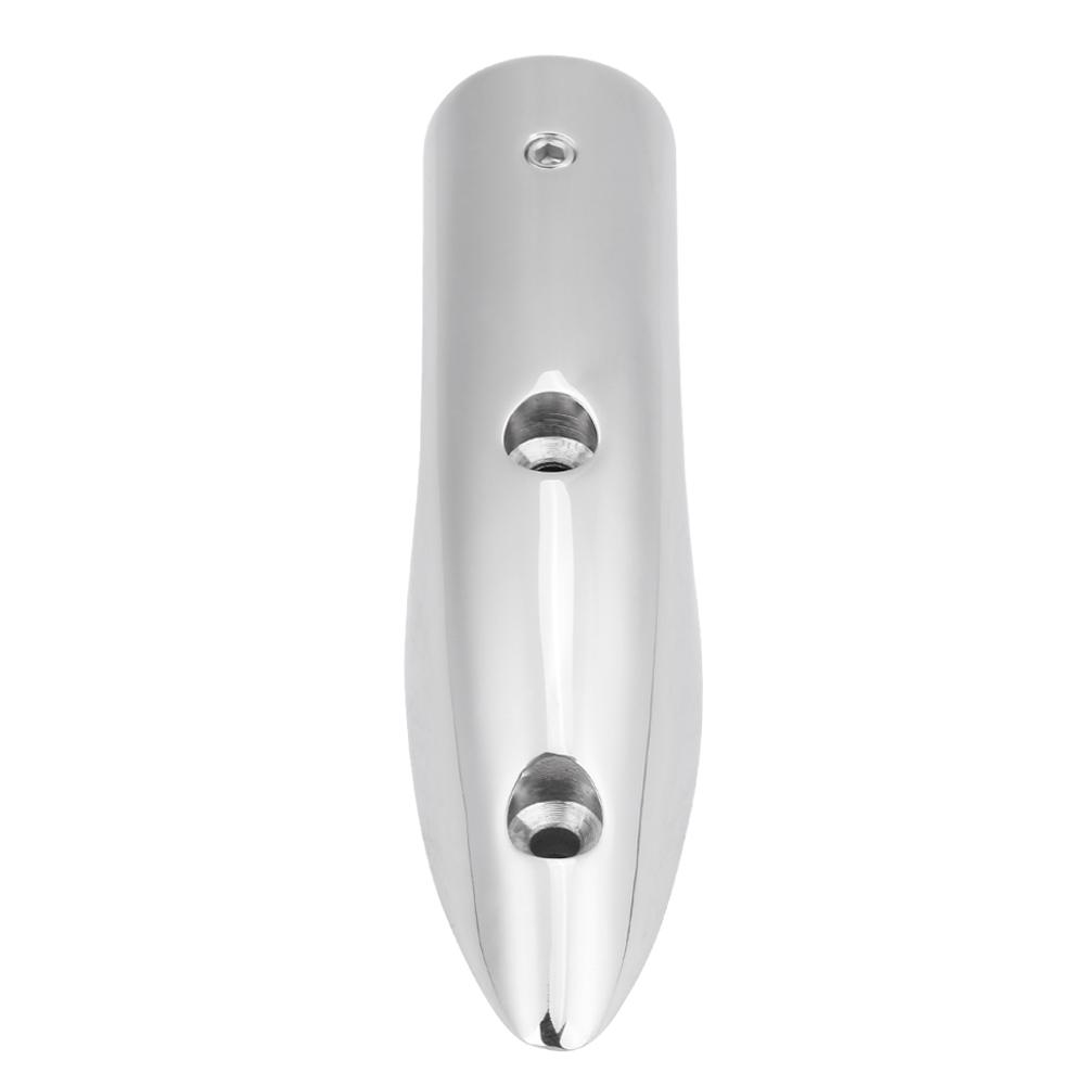 7 8  5 1 2 Degree Stainless Steel Marine Boat Hand Rail End Top Mount Hardware Fitting