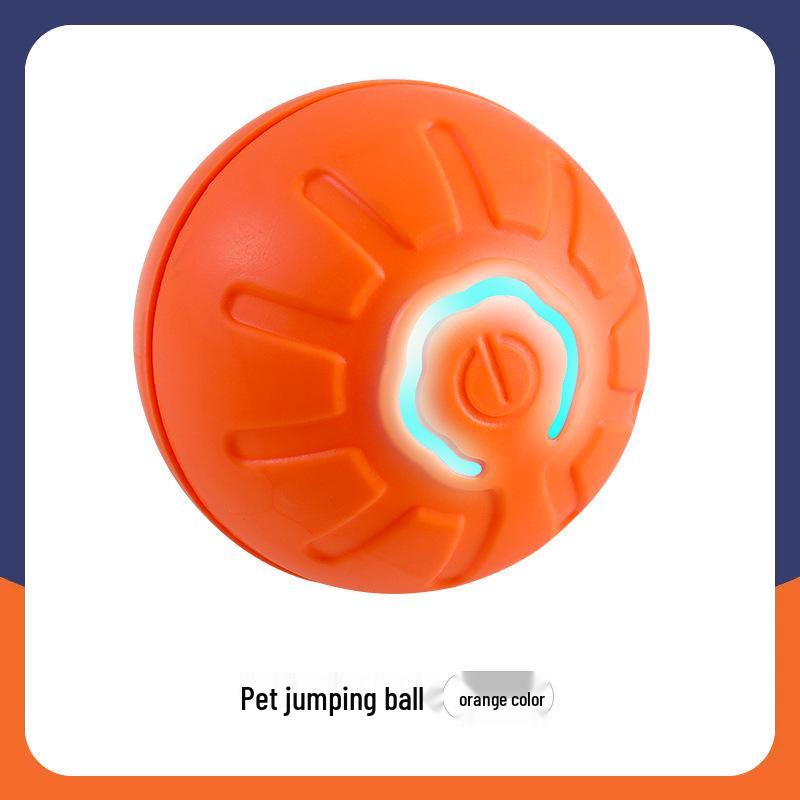 Smart Electric Jumping Pet Ball Toy - Interactive Self-Entertainment for Dogs and Cats