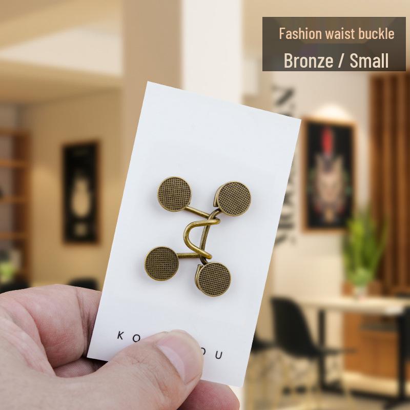 Adjustable Waist-Cinching Stretch Buttons for Jeans