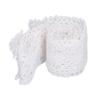 1pcs 10 Yards Length Lace Trim Ribbon White Crochet Lace Trim Cotton Lace Ribbon  For Clothes Sewing