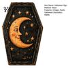 Boerderij Seizoensdecor Vintage Halloween Houten Tafeldecoratie, Rustiek Zwarte Kat Geest Skelet Pompoen Huisaccenten Bureau Blokbord voor Gelaagde
