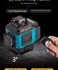 High-Precision Laser Leveling Tool, 21V Lithium, 12/16 Lines, 3D/4D for Walls & Floors