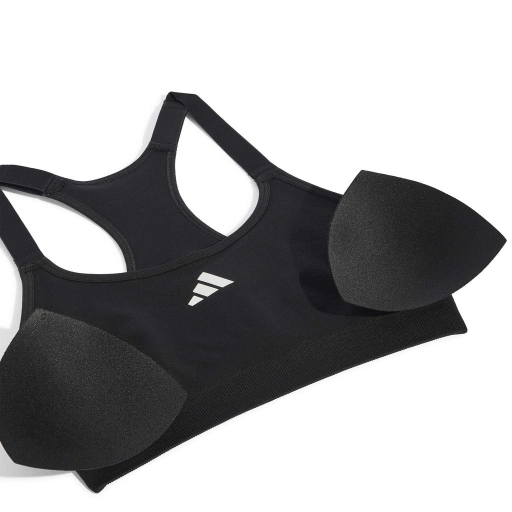 Sports Bra TRN OPTIME Medium Support Bra for Women VZ862 L [Adidas] 2-Pack Black/White (KF8822)