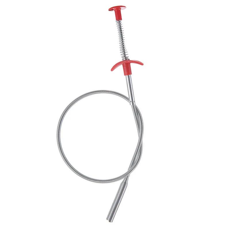 Multifunctional Pipe Dredging Tool Bendable Drain Auger Sewer Hair Cleaning Claw Spring Loaded Grabber Pickup Pipe Dredging Tool