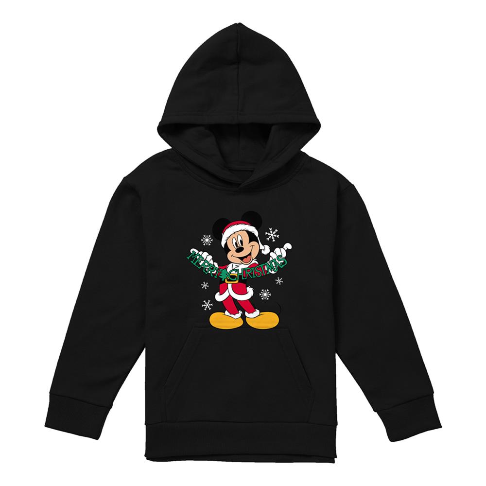 Disney Childrens/Kids Merry Christmas Mickey Mouse Hoodie