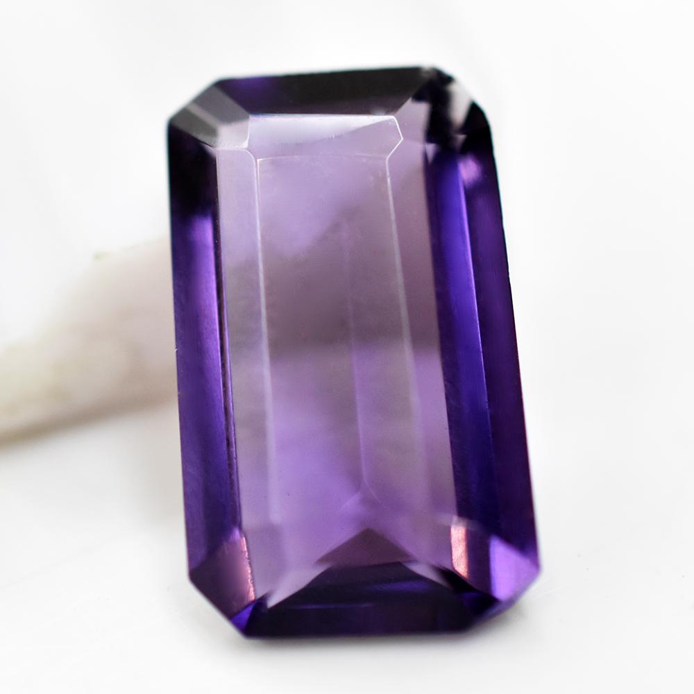 Natural Purple Tanzanite Loose Gemstone 5.25 Ct Emerald Cut Jewelry Making for Jewelry Designs