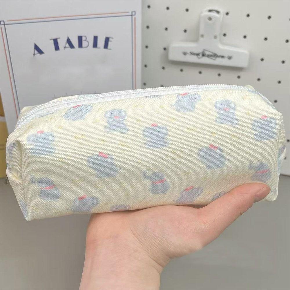 Large Capacity Pen Bag Little Elephant Pencil Case Cute Stationery Organizer  for School Office