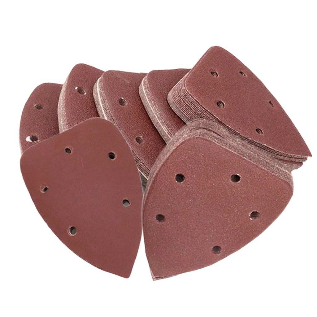 30Pcs Mouse Sander Sandpaper 5 Hole Backing Sand Sheets Abrasive Material for Wood Metal Plastic Applications