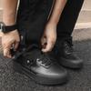 New Youthful and Trendy Solid-color  Men's Lace-up Casual Shoes Breathable Soft-soled Anti-slip and Comfortable Flat Board Shoes