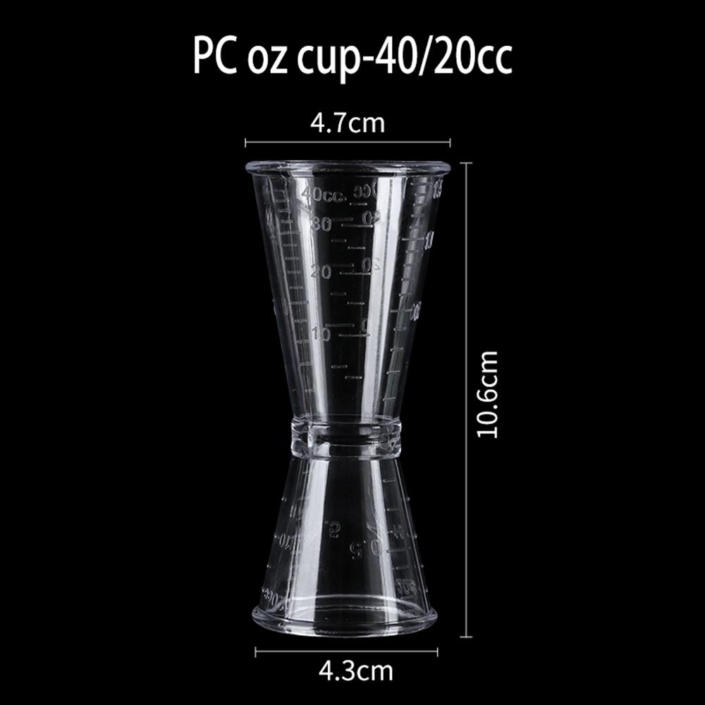 

10/20ml Resin Dining Measuring Tools Bar Tool Scale Cup Measuring Cup Kitchen Gadget Cocktail Shake 20/40ml