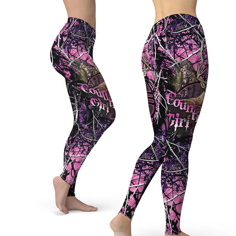 Buy Plus Size Women's Autumn Fashion High Waist Country Girl Deer