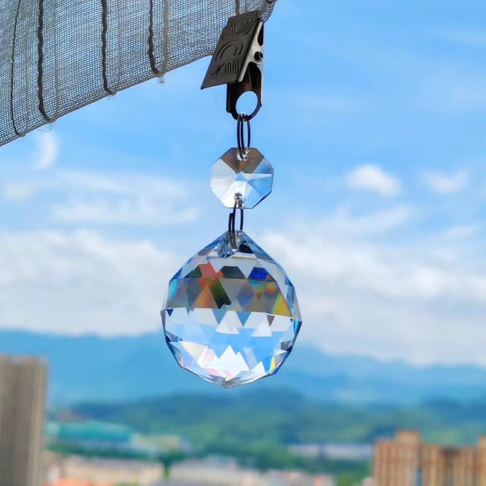 4PCS Windproof Crystal Tablecloth Weights With Metal Clip Tablecloth Clip  Outdoor