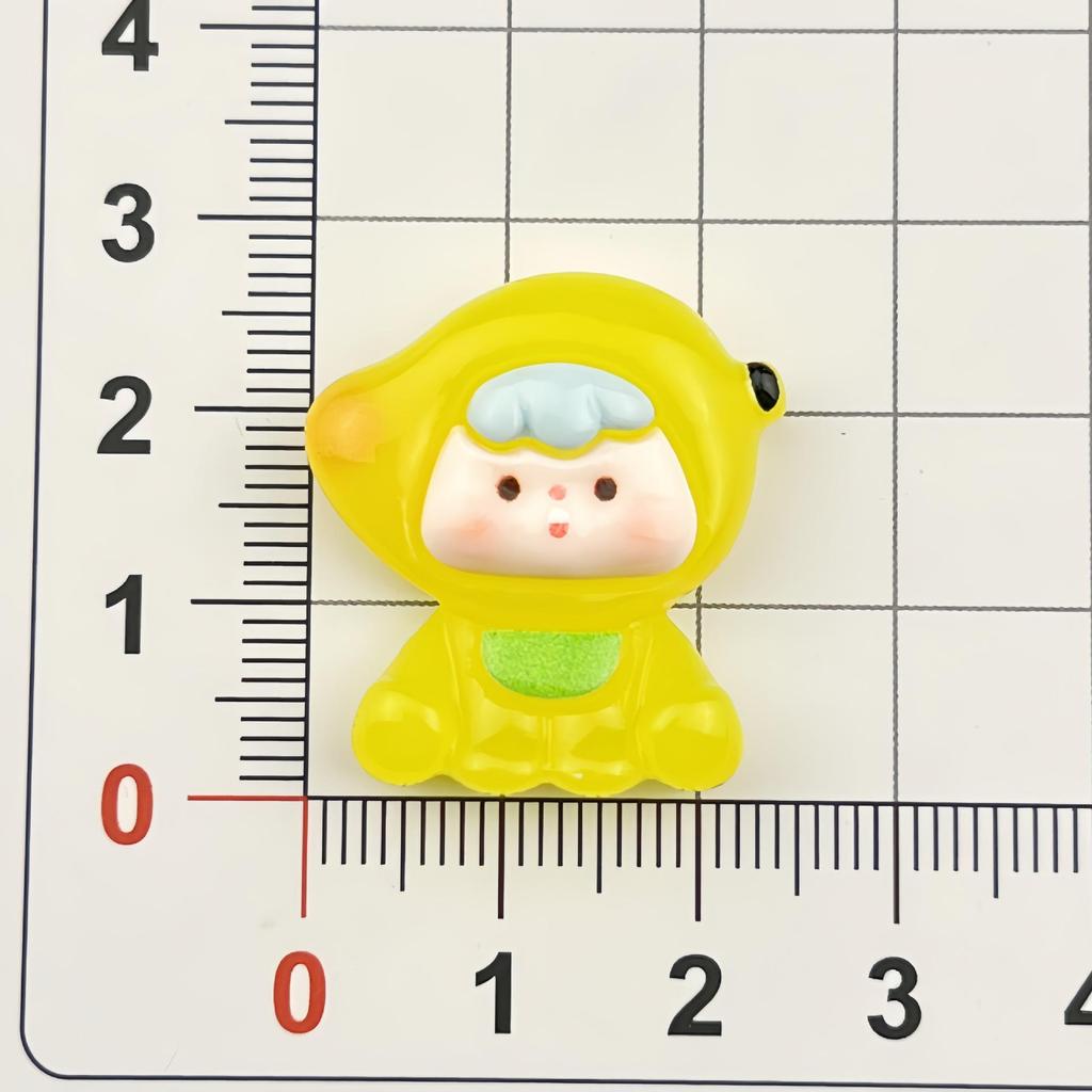 Creative Resin Fruit Baby Ornaments: Handmade DIY Keychain Kit