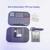 M2 Multi-Mode Mini Keyboard with Touchpad Roller: 7-Color Backlit Air Mouse Keyboard