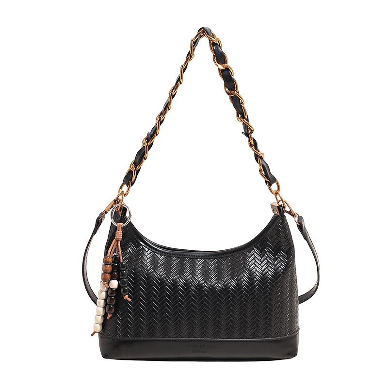 Korean Version Niche Chain Portable Bucket Bag Women's 2025 Autumn New Texture Versatile Trend Shoulder Messenger Bag