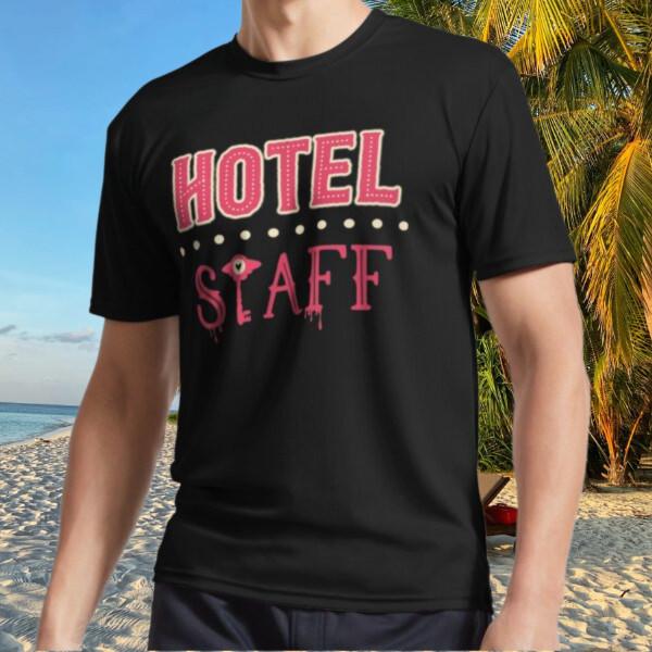 Hazbin Hotel Staff Active T-Shirt Funny Size S to 5XL