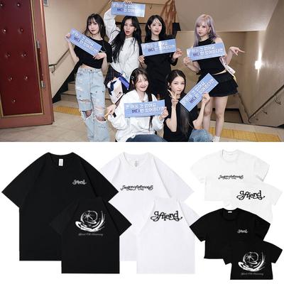 GFriend 10-jähriges Jubiläumskonzert SeasonOfMemories Um dieselbe Kleidung bedrucktes Kurzarm-T-Shirt Herren-T-Shirts