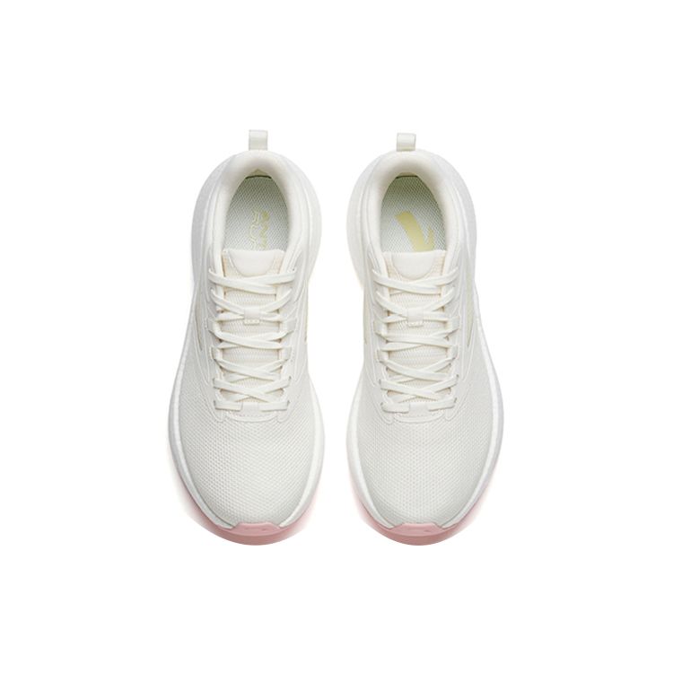 Anta Mars Foam Comfortable Cushioning Lightweight Low-Top Running Shoes Women sneaker Ivory 122235566-1
