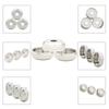 3pcs Metal Trumpet Accessories Parts Silver Valve Button Screw  For Trumpet Repair
