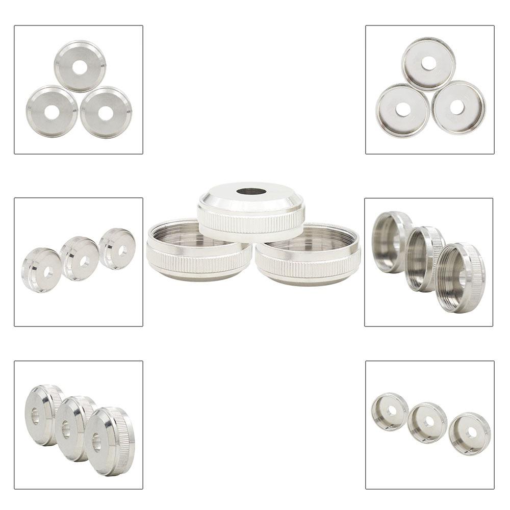 3pcs Metal Trumpet Accessories Parts Silver Valve Button Screw For Trumpet Repair