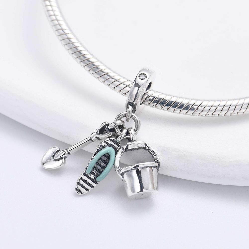 New In Copper Summer Watermelon Coconutariel Charms Bead Fit Original Bracelet Trinketfor Diy Women Jewelry