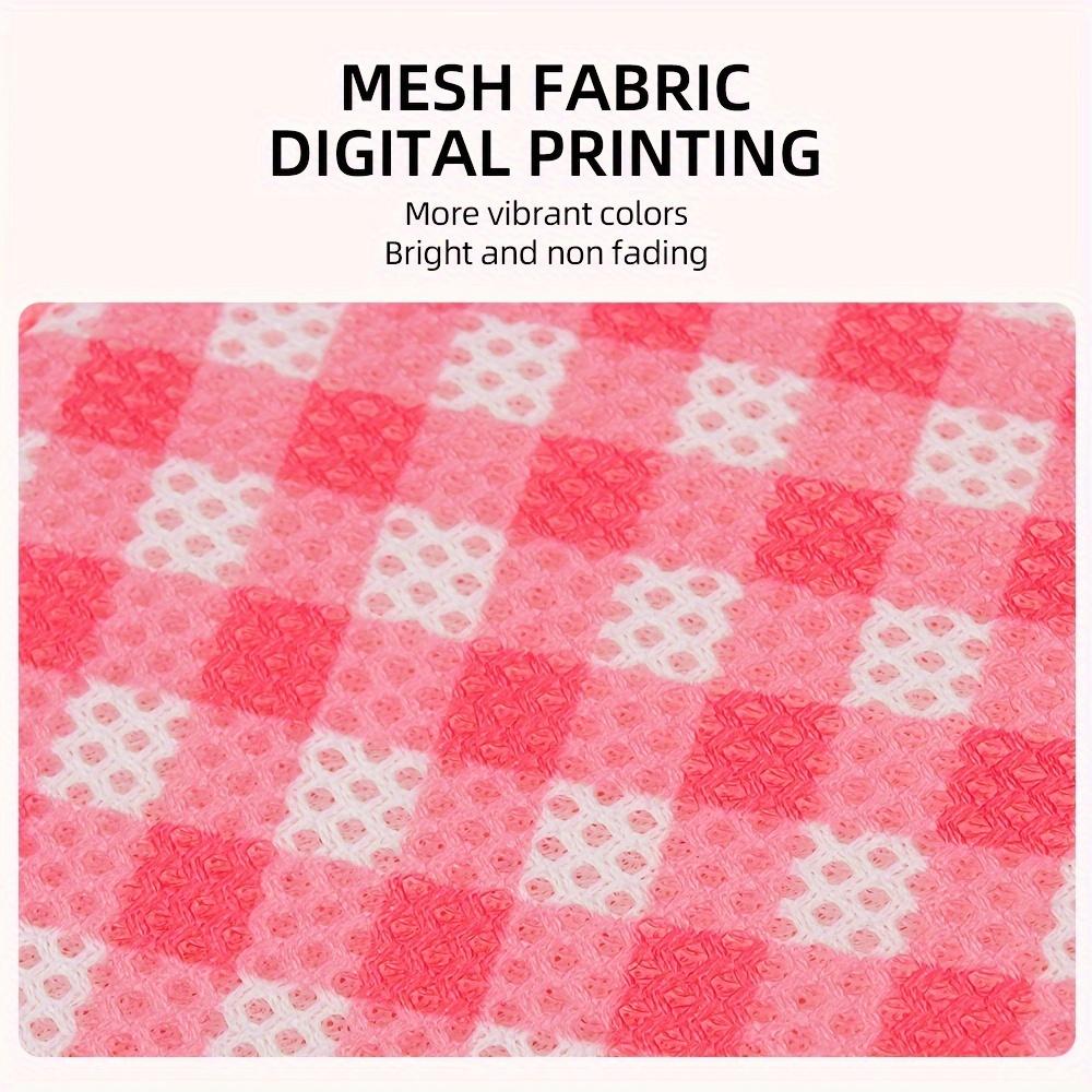 Festliches Gingham-Katzenhalsband: Atmungsaktives Polyester mit Metallschnallen und reflektierenden Gurten für sichere Spaziergänge