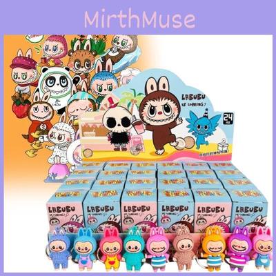 Cute And Trendy Labubu Keychain Figures In Pvc Blind Box Set Of 24
