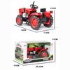 1/32 Scale Farm Tractor Car Model, Diecast Alloy Metal Vehicle with Sound and Light, Pull Back Gift Toys for Children