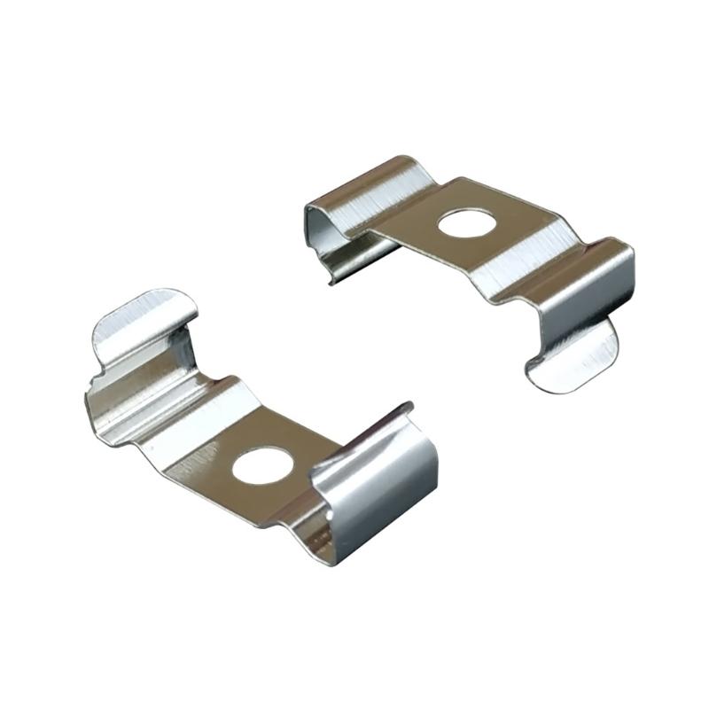 

T5 Integrated Fastener Brackets Easy Installation Secure Hold for Fluorescent Fixtures Manganeses Steel Construction 1