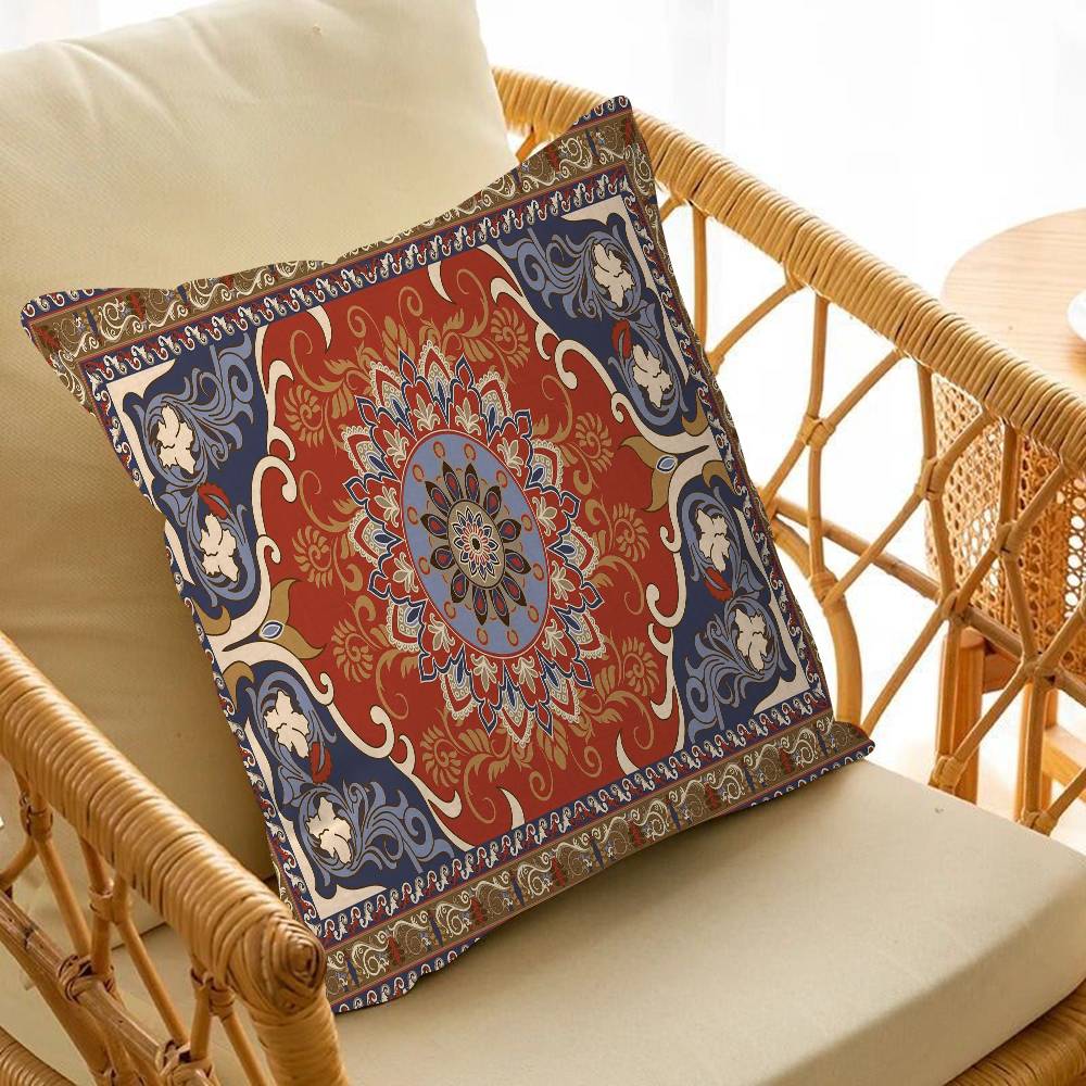 Traditional Patterned Cushion Cover 30x50 Polyester Sofa Cushions Decorative Throw Pillows Home Decoration Pillowcover