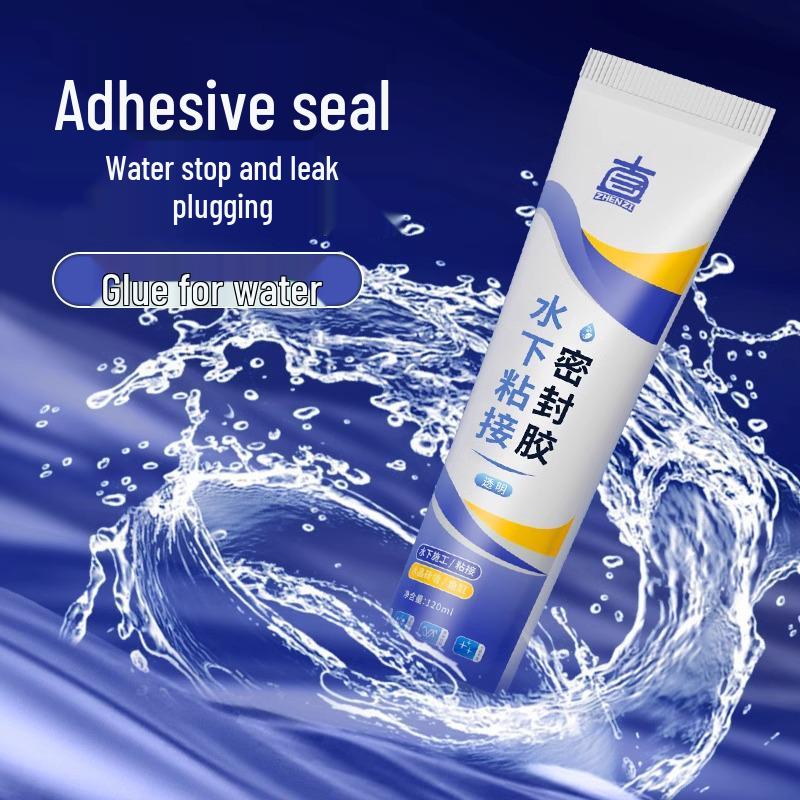 Transparent Underwater Leak Repair Tape for Fish Tanks and Pools - Waterproof Sealant