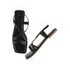 Shoetopia Casual Black Flat Sandals For Women /Eu37