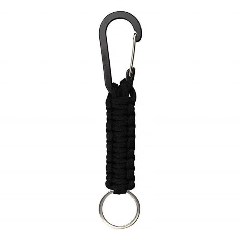 Heavy-Duty Outdoor Paracord Carabiner Keychain