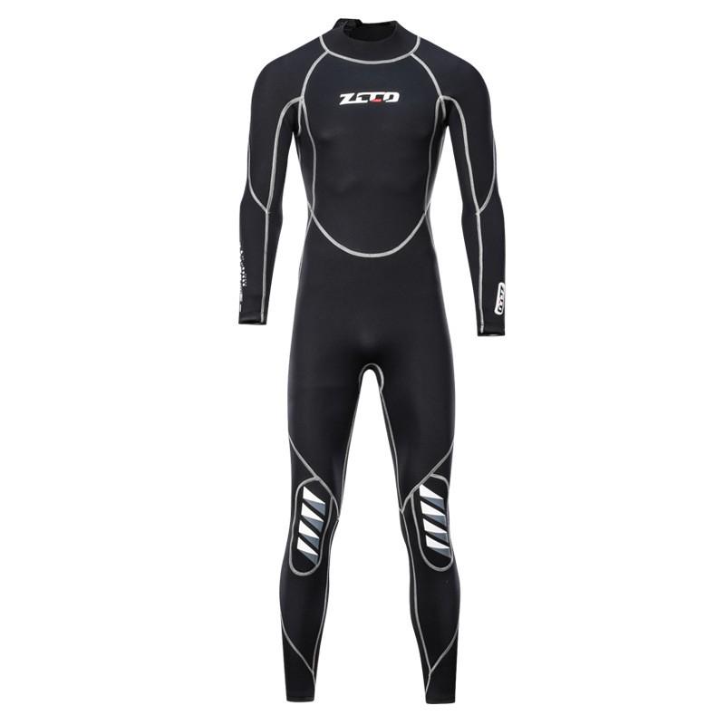 ZCCO 3MM Diving Suit Men With Thick Warm Swimsuit Women Snorkeling One-piece Long-sleeved Jellyfish