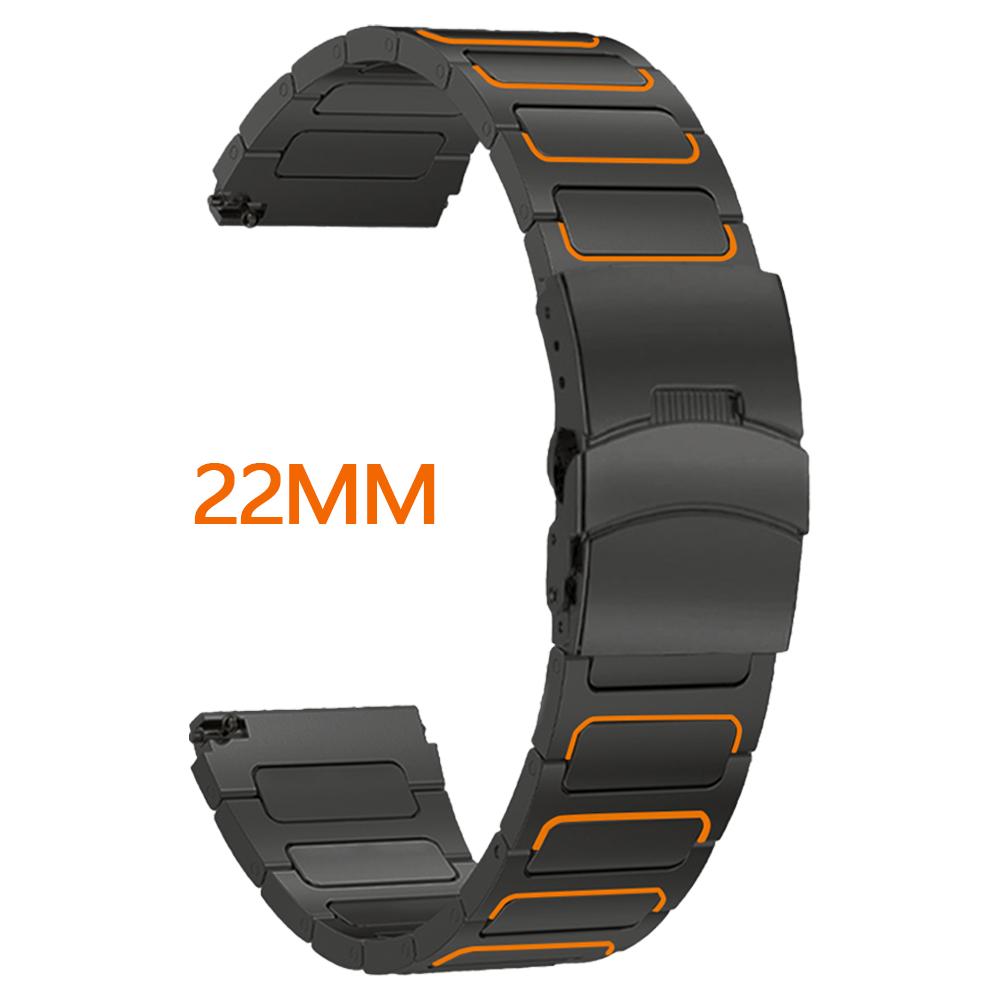 22mm Titanium Strap for Amazfit Balance GTR 4/3/2 Luxury Business Band Bracelet for Huawei Watch GT5 Pro GT4 46mm 4Pro Ultimate