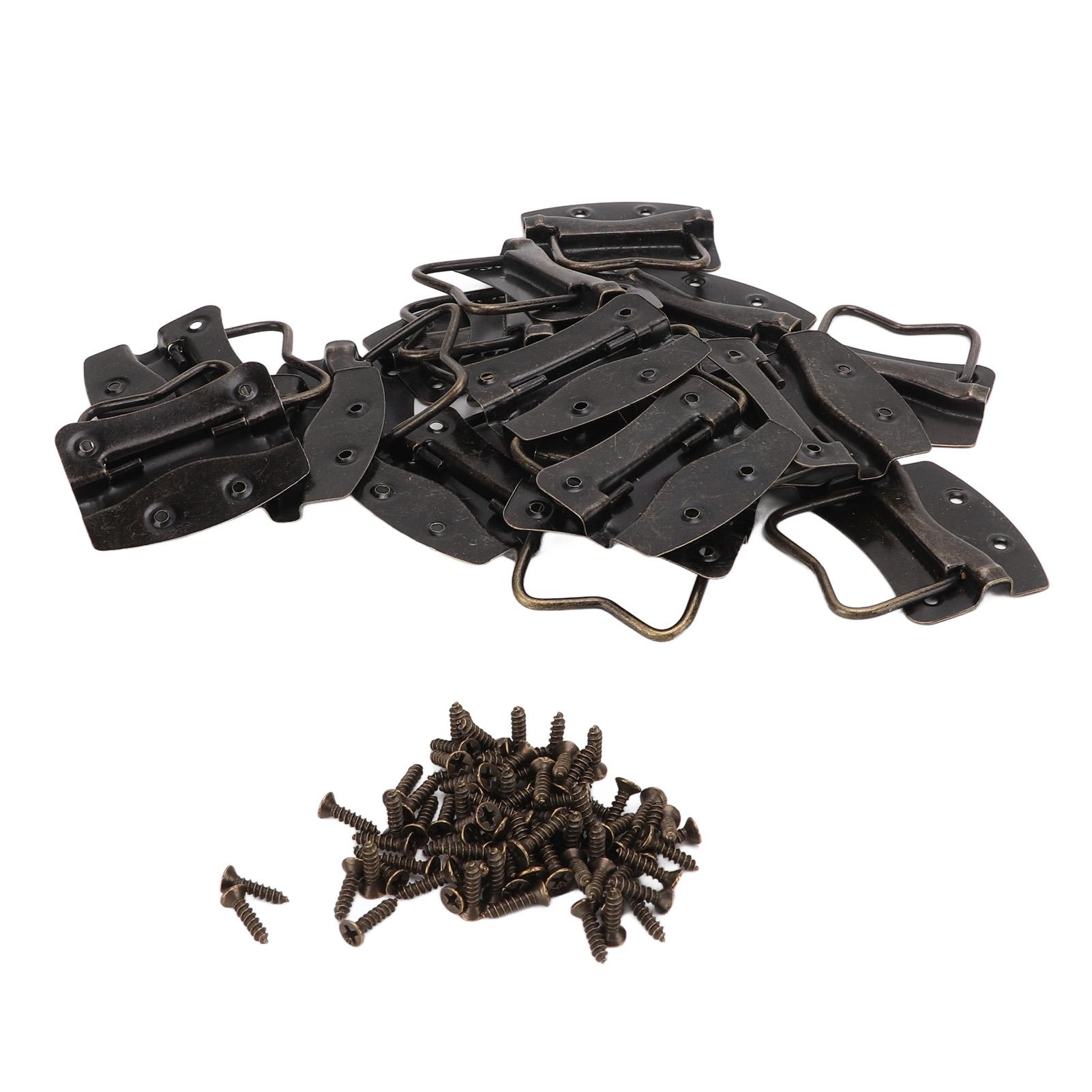 

20 Sets Wooden Box Handles Retro Hardware Antique Camphor Wood Box Drawer Cabinet Handle Pulls