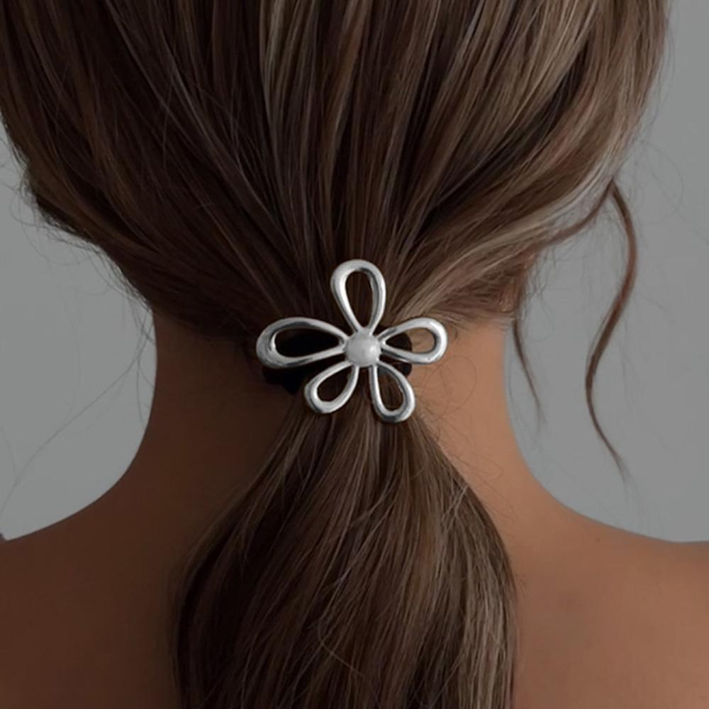 

Hair Accessories with A European and American Style, High-end Ponytail Hair Tie, Fashionable Butterfly Combination, Gold Hair Ornament Hair Rope