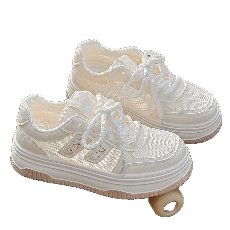 Summer Women's Shoes Little White Shoes Women's Skirt New Mesh Shoes Breathable Mesh Casual Shoes Sports Shoes