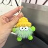 Bag Charm Unisex Bag Pendants Coal Ball Plush Cute Dopamine Fashionable Bag Accessories Multifunctional Keychains Couple Gifts