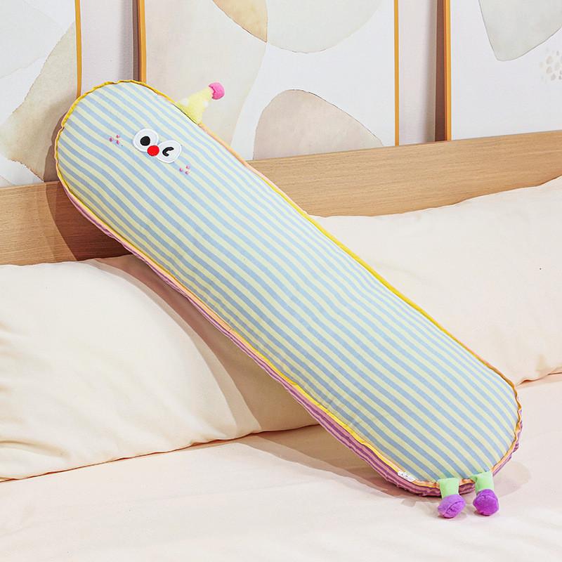 Fabric Body Soft Plush Toy Pillow With Cartoon Print For Side Sleepers Doll Gift