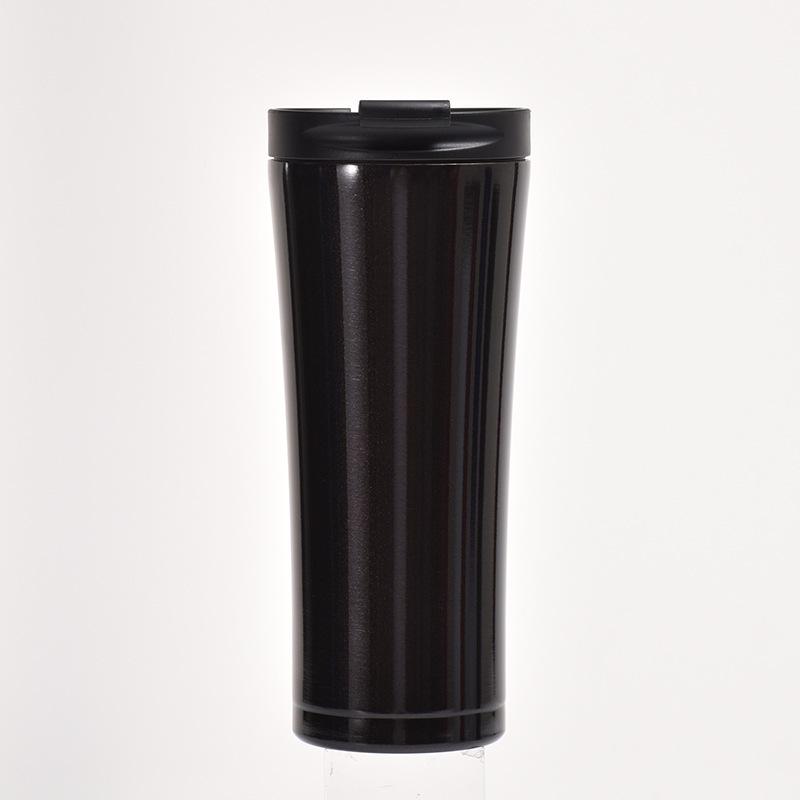 

Stainless Steel Solid Color Thermos Cup with Waist Design for Direct Drinking – Portable for Outdoor Use 500ml