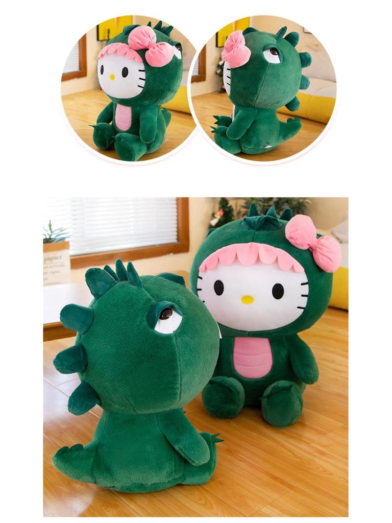 Hello Kitty Dinosaur Transformation Plush Toy - Creative Gift for Kids