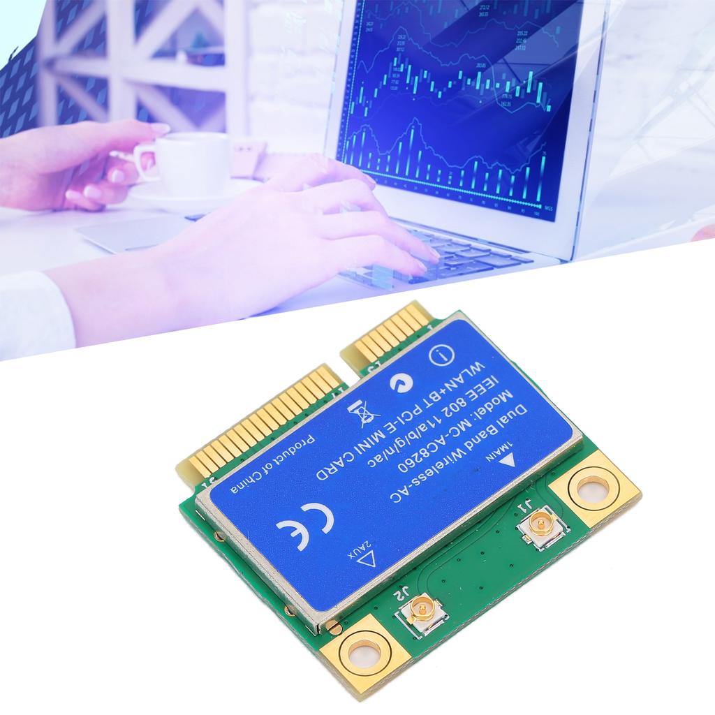 MINI PCIE Card 1200M Dual Band 2.4GHz 5GHz Wireless Network Card 8260 WLAN+BT 2in1 MC8260