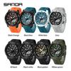 Sanda Men's Multifunctional Outdoor Sports Watch: Waterproof, Electronic, Alarm Clock, Countdown, Ideal for Mountaineering, Swimming, and Students.