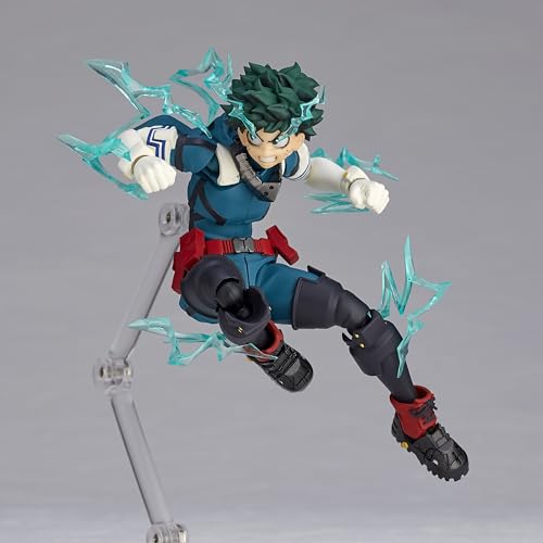 Kaiyodo Revoltech Amazing Yamaguchi My Hero Academia Izuku Midoriya, Approximately 150mm Tall, Non-scale PVC & ABS Painted Action Figure