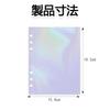 Clear Pocket File Binder Planner with Transparent Ideal for Storing Business and with Masking Tape Perfect for Adult Sticker Collection Binders 20