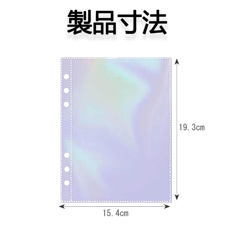 Clear Pocket File Binder Planner with Transparent Ideal for Storing Business and with Masking Tape Perfect for Adult Sticker Collection Binders 20